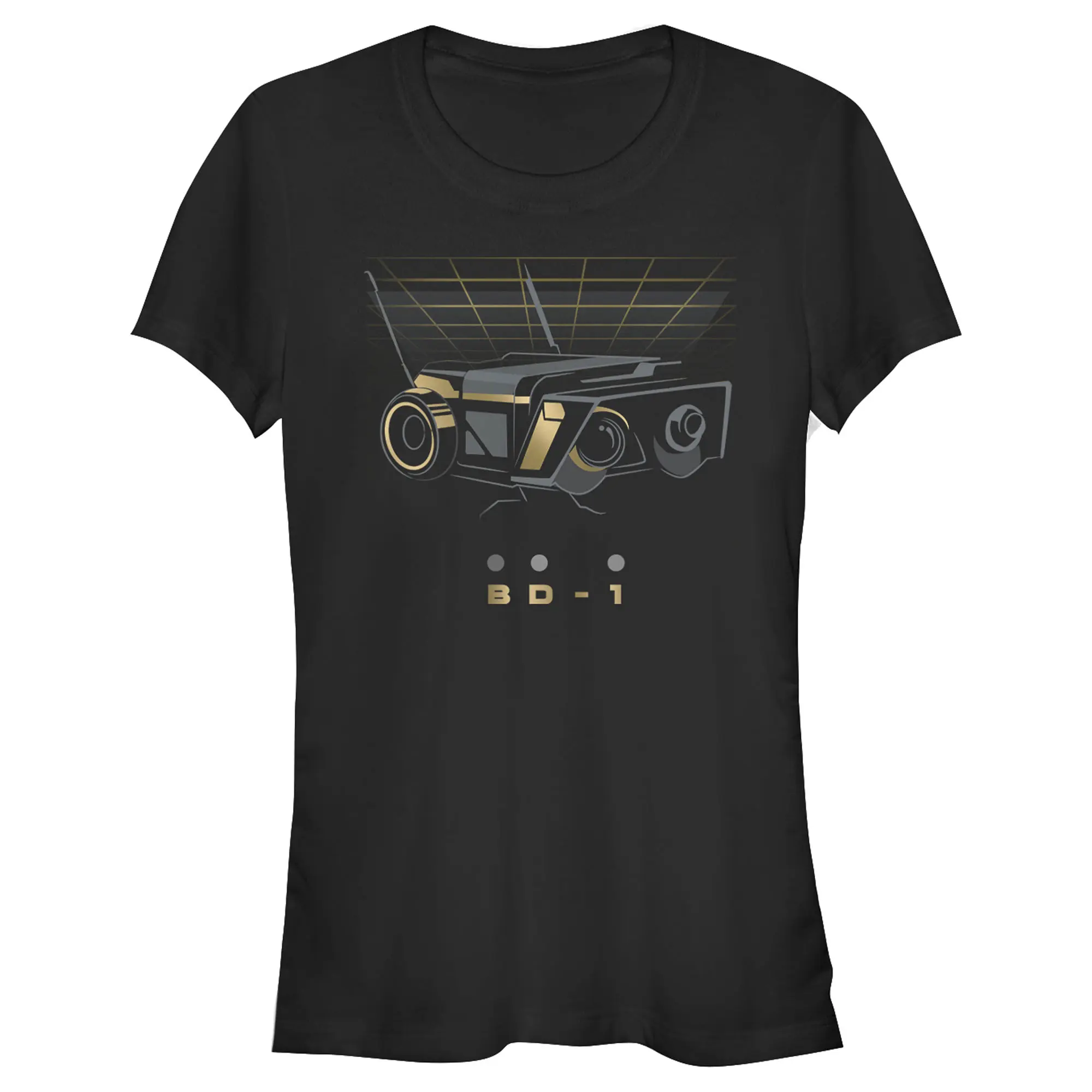 Women's Star Wars Jedi: Fallen Order BD-1 Droid Graphic Short-Sleeve Round Neck Streetwear Stylish Casual Fashion-Fit T-Shirt