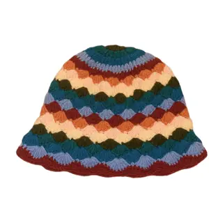 RAZ Crochet knitted Bucket hat- Cozy and Warm Hat