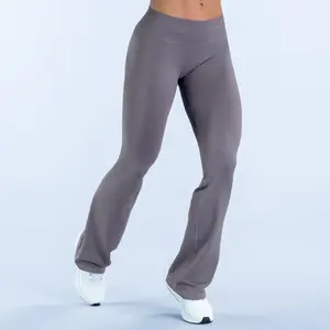 Dfyne Impact Flares A Pair of Flared Pants Outdoor Leisure Yoga Flared Pants all Kinds of Shape Stretch Leg Lines