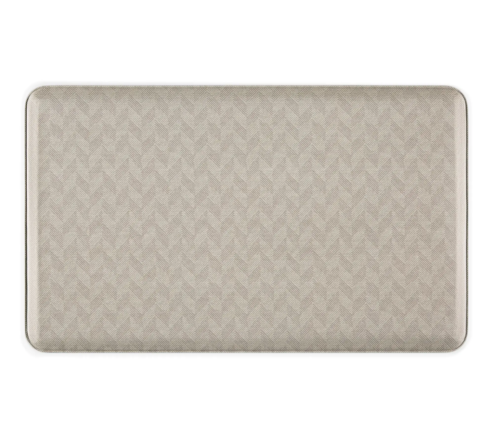 Cat Cora Harmony Chevron 17.5"x30" Comfort Kitchen Mat