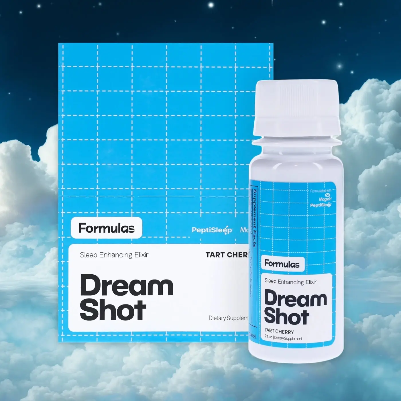 Dream Shot - Cherry Juice Sleep Shot - 2oz Liquid Formula for Deep ...