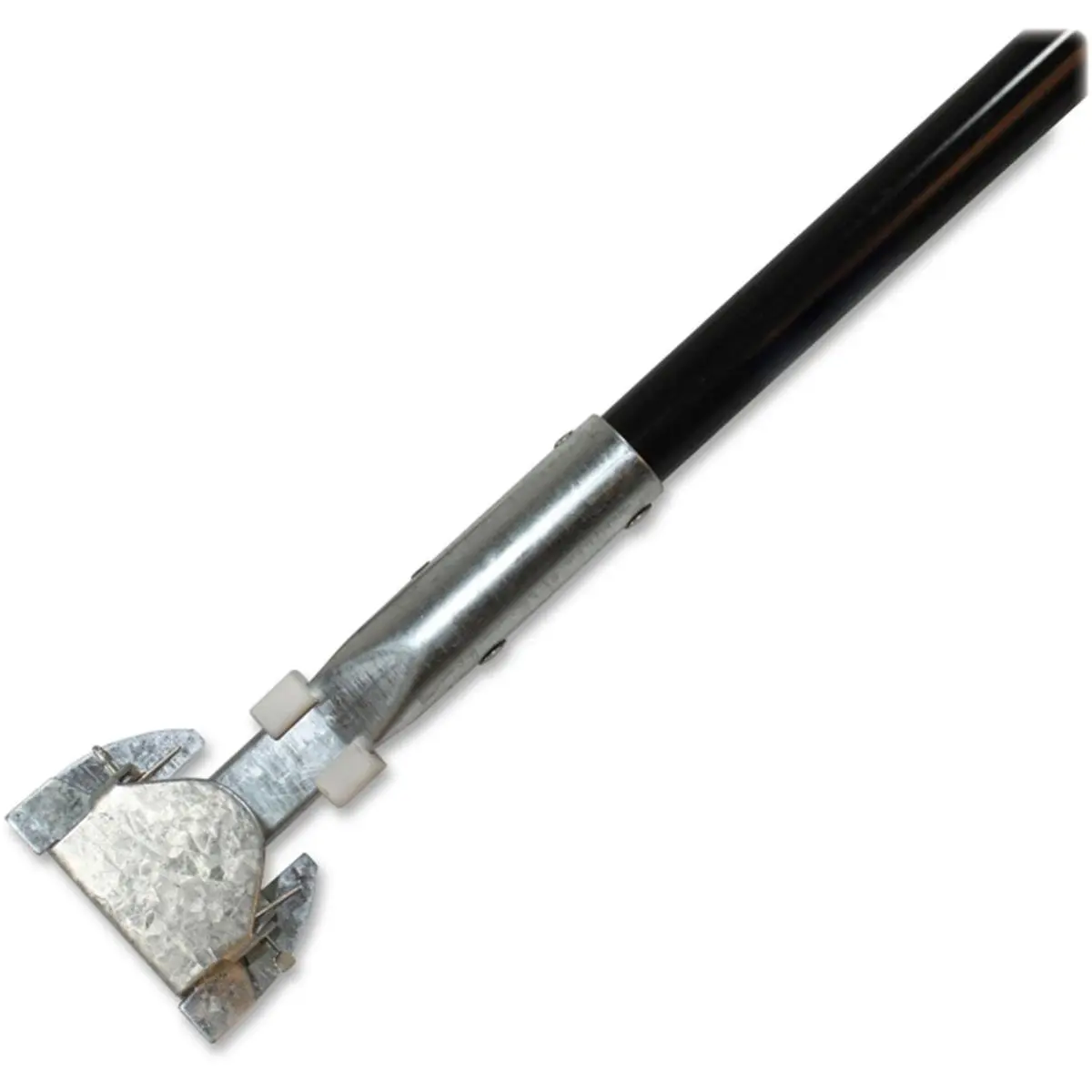 212 MAIN Sturdy Dust Flat Mop - Household Hard Floor Cleaning Tool with Vinyl-Coated Steel Handle, Clip-On Design, Adjustable Industry-Standard Build, Black Clean Floors Solution Essential