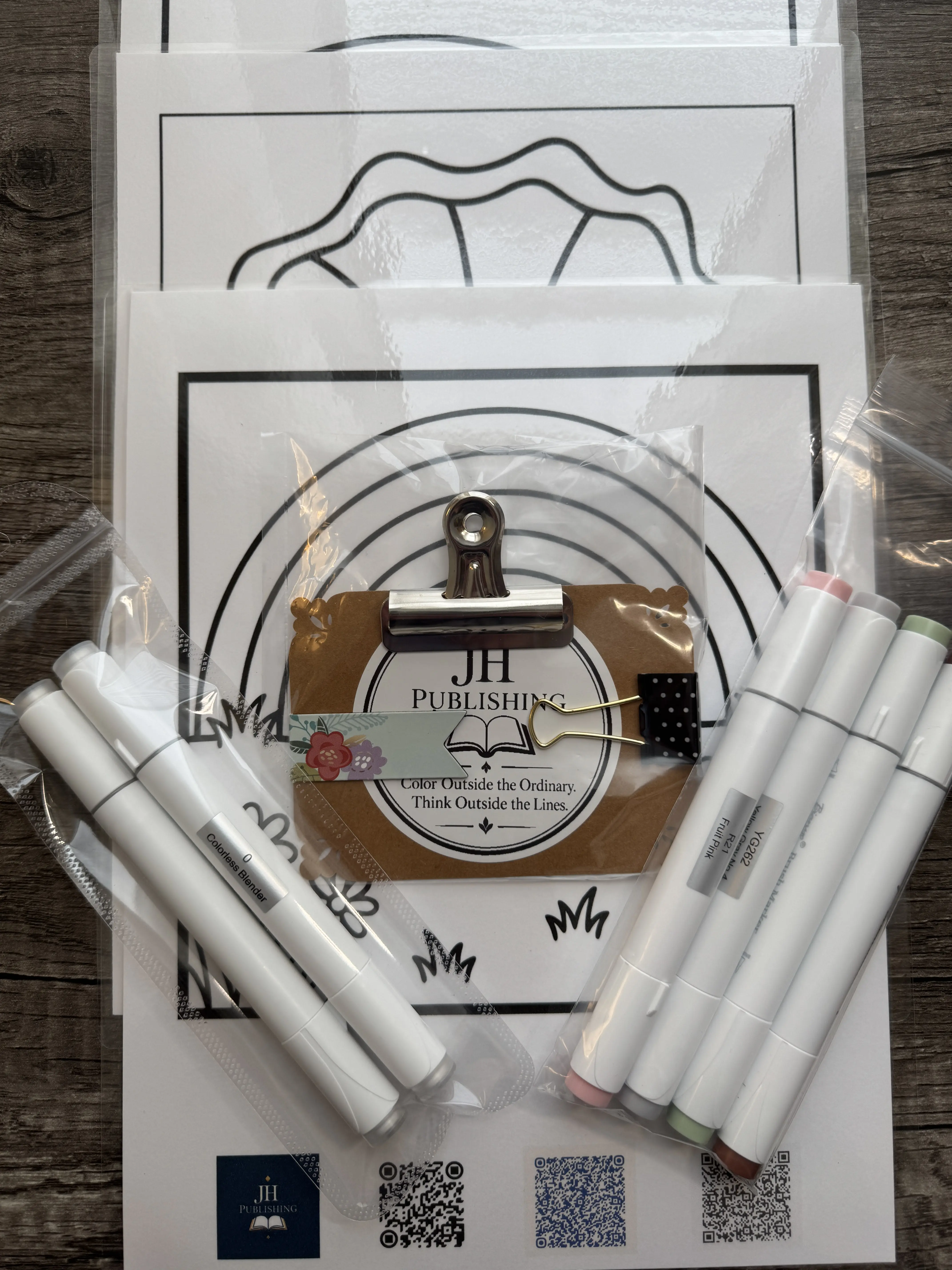 Premium Coloring Companion Kit - All-In-1 Adult Coloring Supplies (Office Art Stationery)