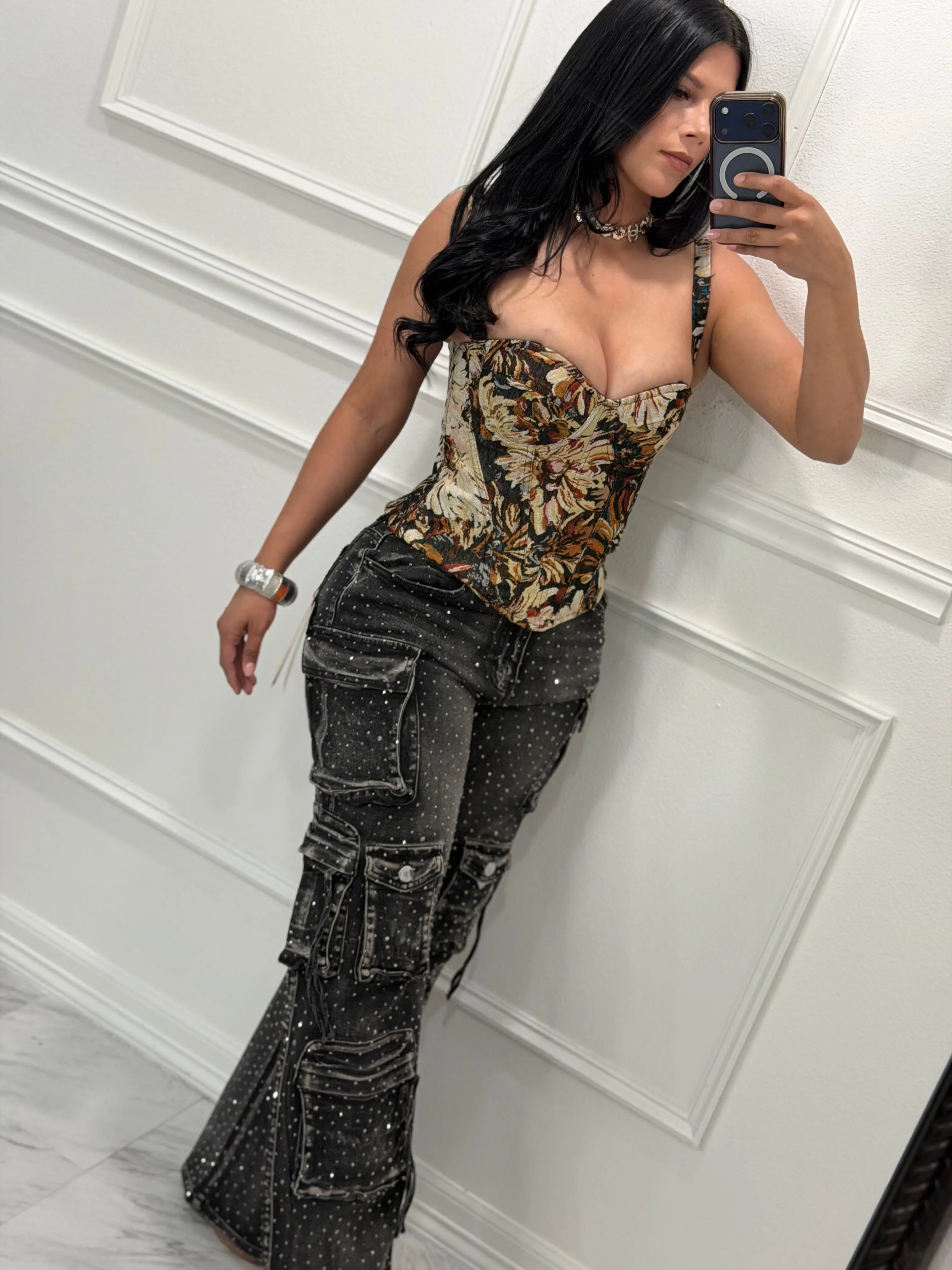 Black cargo pants