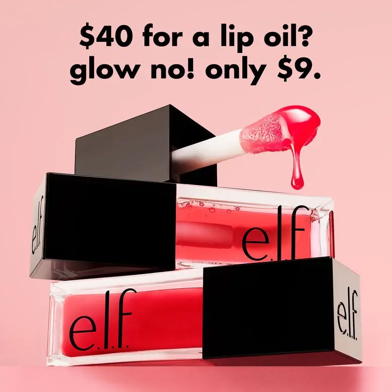 e.l.f. Glow Reviver Lip Oil, Nourishing Lip Oil High-Gloss Finish 0.25 oz (7.6 mL)