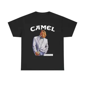 Camel Head Gentleman Tee | Camel logo Graphic T-shirt