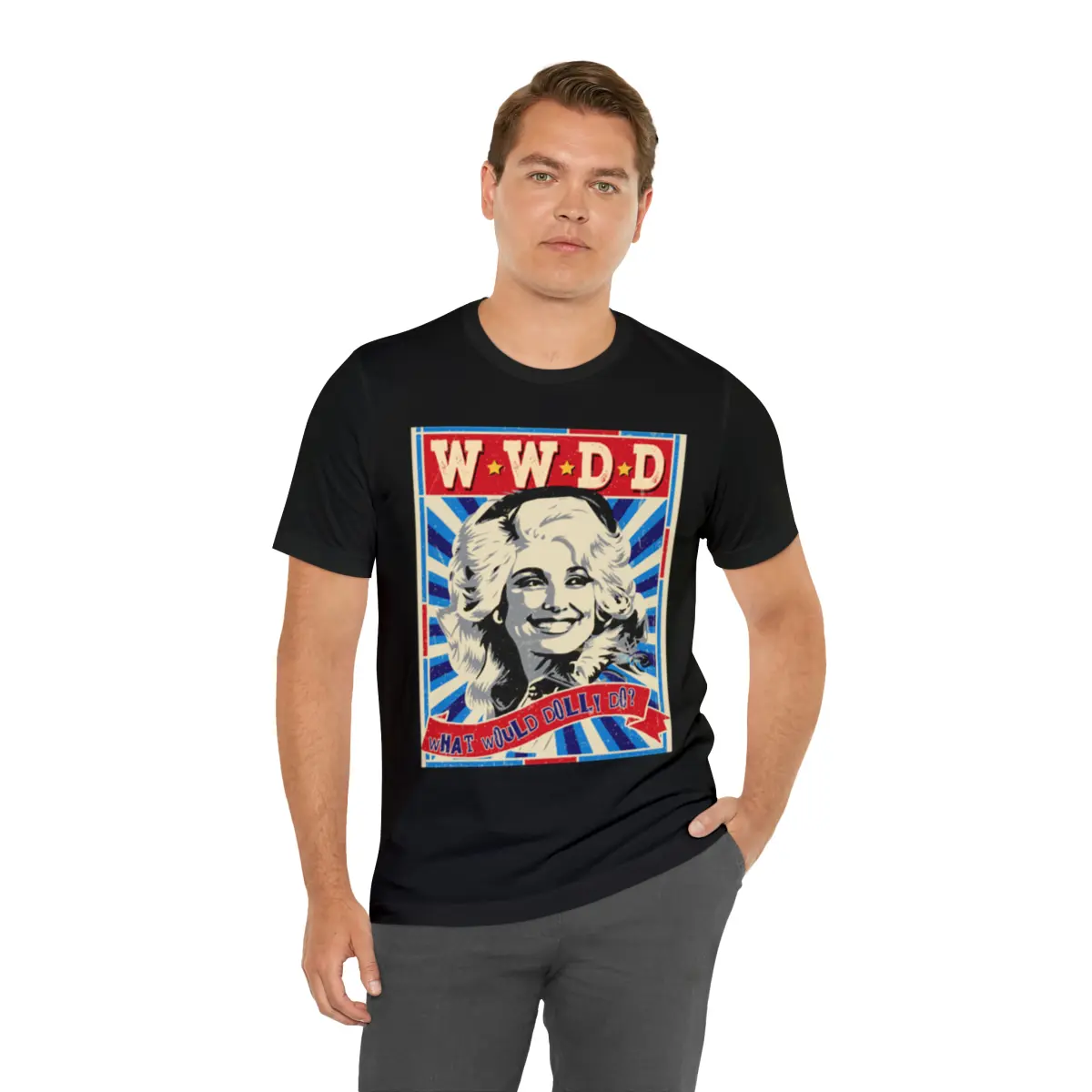 W⭑W⭑D⭑D T shirt Dolly Parton wwdd What Would Dolly Do - New des T shirt