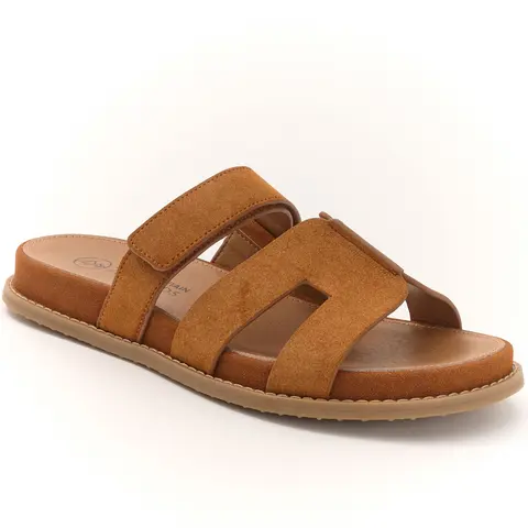 White Mountain Adjustable Slide Sandals - Mazi
