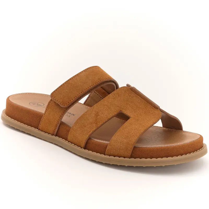White Mountain Adjustable Slide Sandals - Mazi