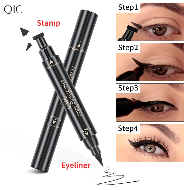 Viral Winged Eyeliner Stamp & Liner Duo | Easy to Shape & Smooth Glide | Quick-Drying Non-Messy Formula | Perfect Cat Eye in Seconds
