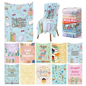 Bookish Throw Blanket - Get Cozy and Snuggly While You Read!