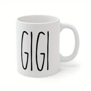 1pc 11oz GIGI Mug, Gift for GIGI Coffee Mug, Gigi Gift for Christmas, Birthday Gigi Present, Pregnancy Reveal Mug Best Gigi Ever