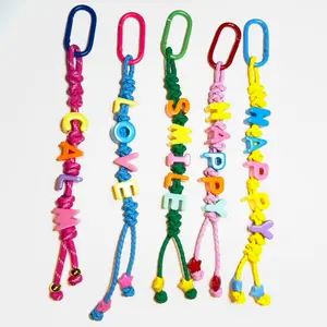 Color Pop Positive Vibes key chain
