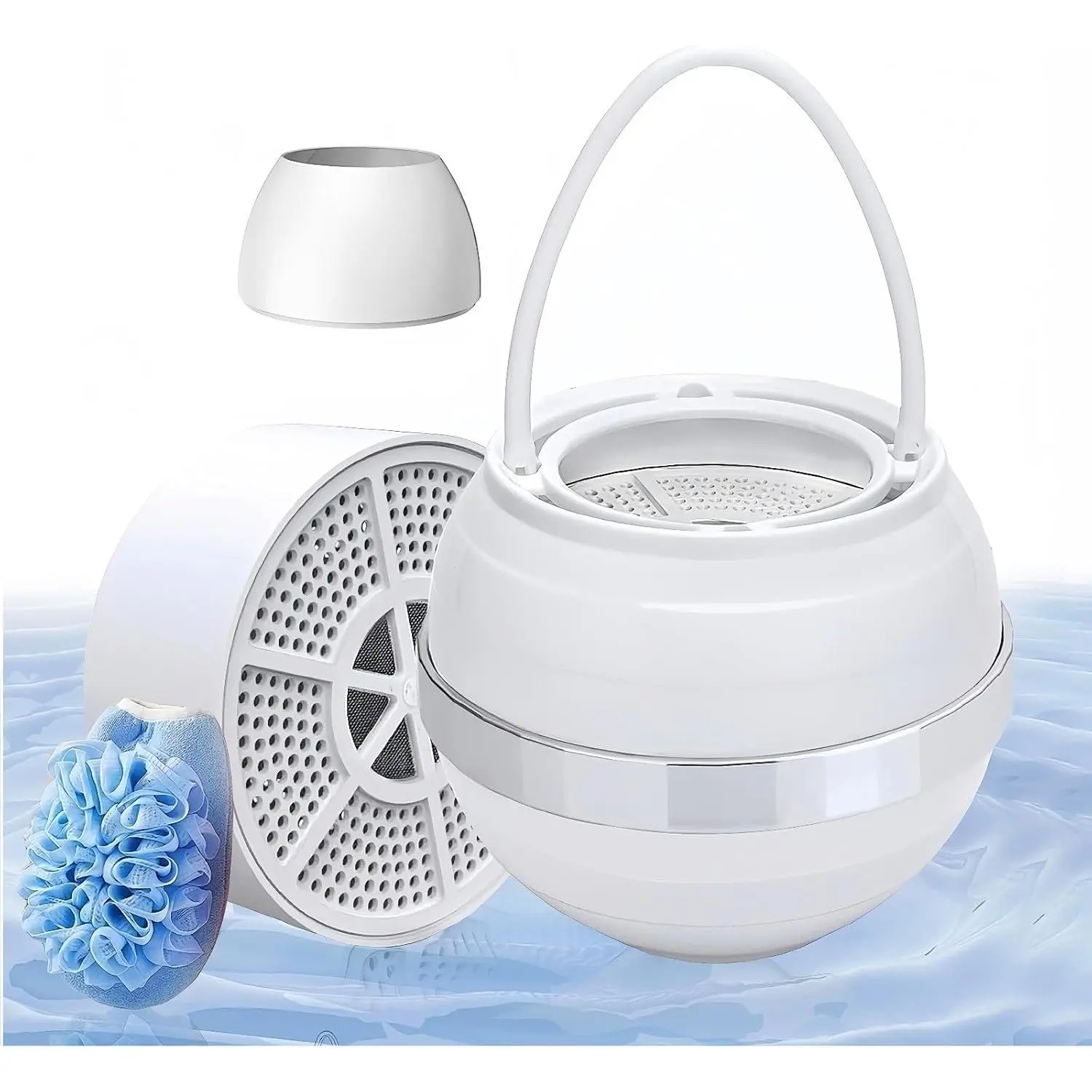 Upgrade Bath Filter For Tub-Advanced 15-Stages Filtration Bathtub Water Filter?Reduce 99% Heavy Metal & Chlorine?Hard Water Softener for  of  , , Hair, , Easy to Install
