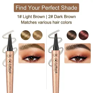 Eyebrow Pencil with Micro-fork Tip Applicator,Long Lasting Eyebrow Pencil, Brow Styling Brush,Eye Brow Makeup Tool, Makeup Accessories