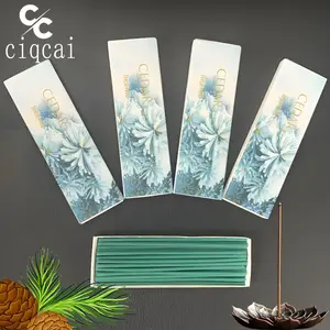 Premium Scented Chinese Incense Stick, 12cm Natural Cedar Flavor, Handmade Pure Cedar Powder, Long Lasting Fragrance, Home Office Hotel Use