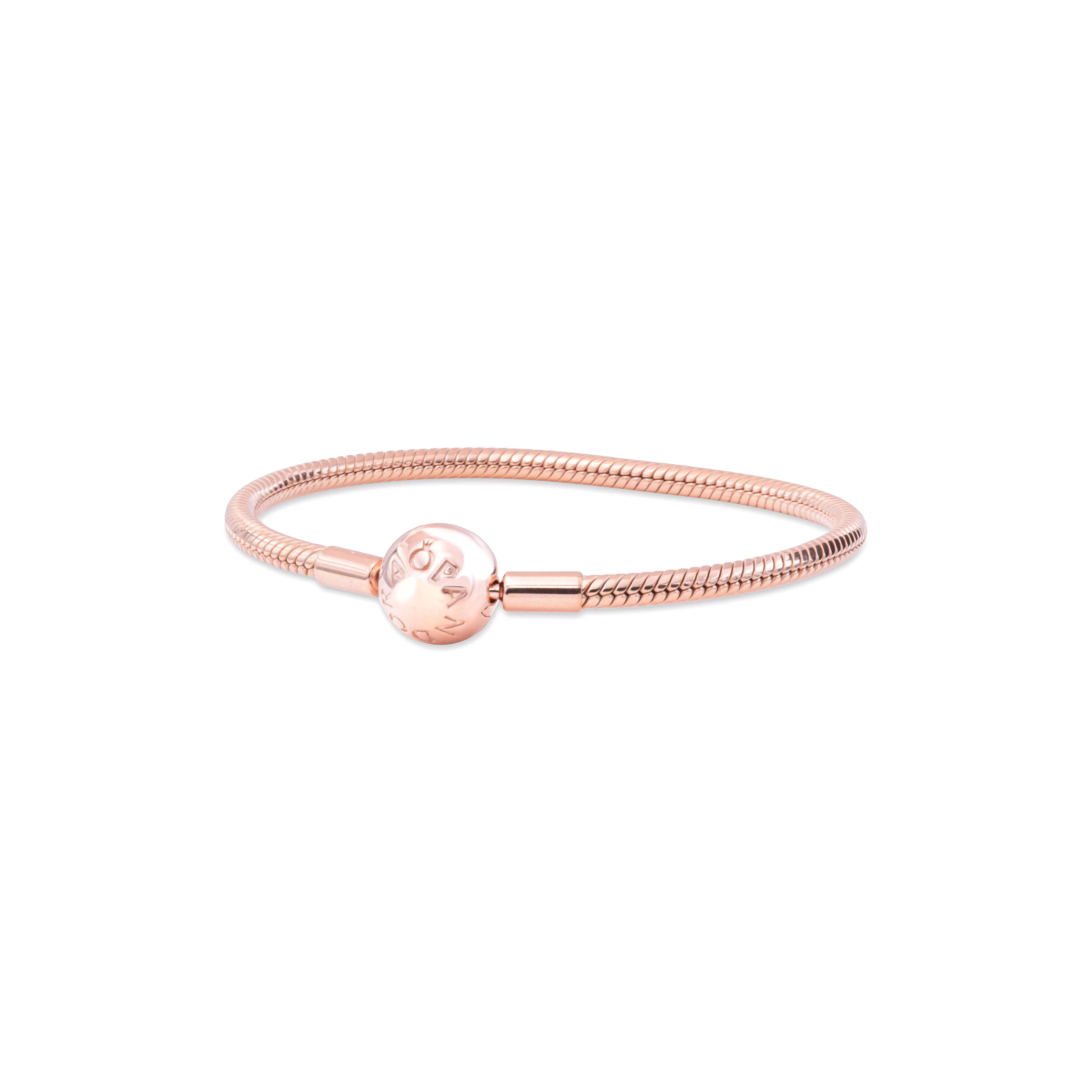 PANDORA Smooth PANDORA Rose Clasp Bracelet - 580728-21