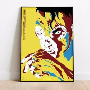 Invincible Movie Poster - Wall Print, Wall Decor, Printable Wall Art, Graphic Design - No Frame Poster