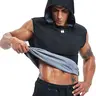 HOTSUIT Men's Portable Full-Zip Fitted Sauna Sweat Compression Tank Top - Odorless, Quick Dry, Breathable Fabric, Easy On/Off, Body Support for Any Workout | Men's Clothing Sports Top