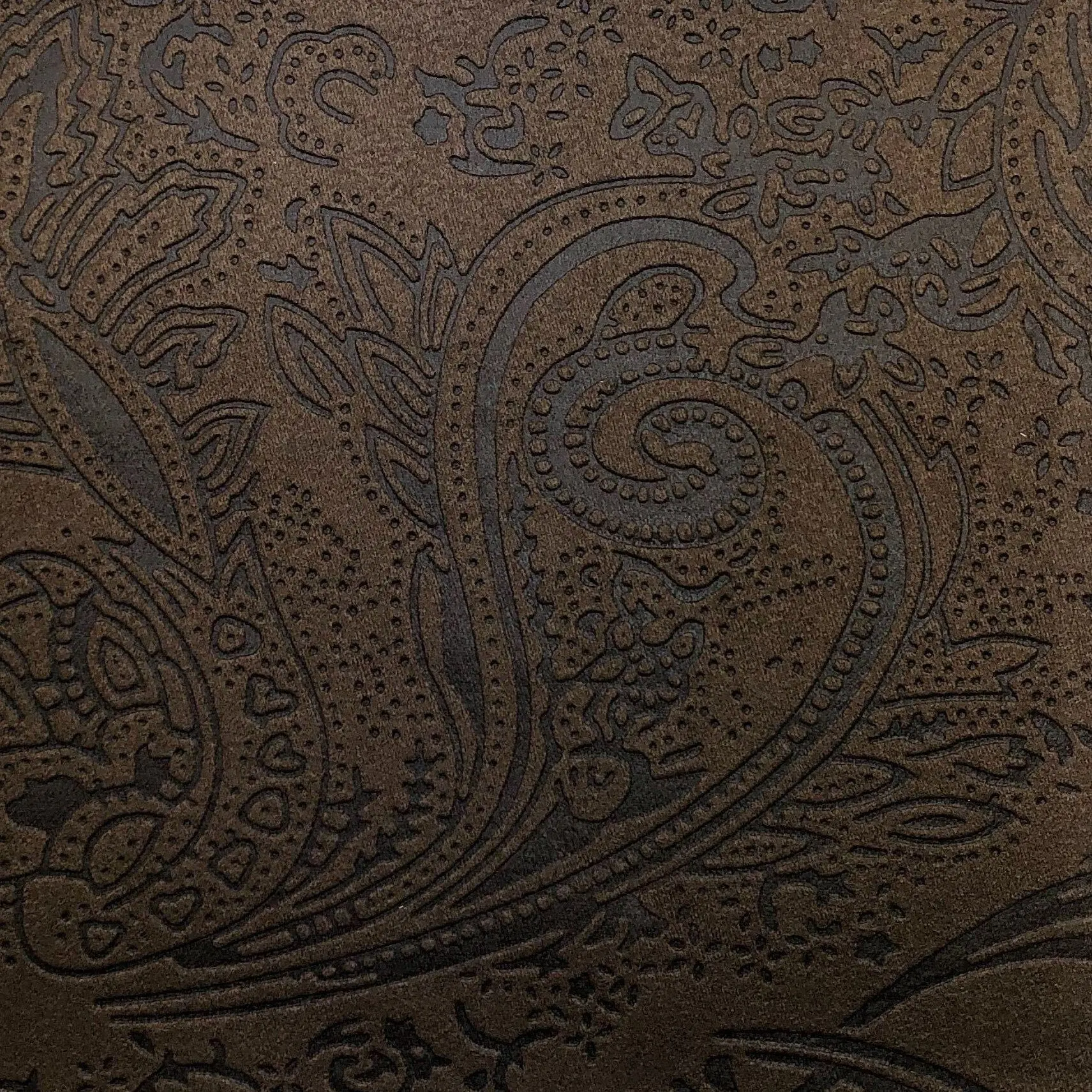 Rio Grande Chocolate Faux Leather Swatch