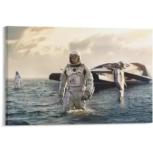 Movie Poster Interstellar Room Decoration Poster Decorative Painting Canvas Wall Art Living Room Posters Bedroom Painting