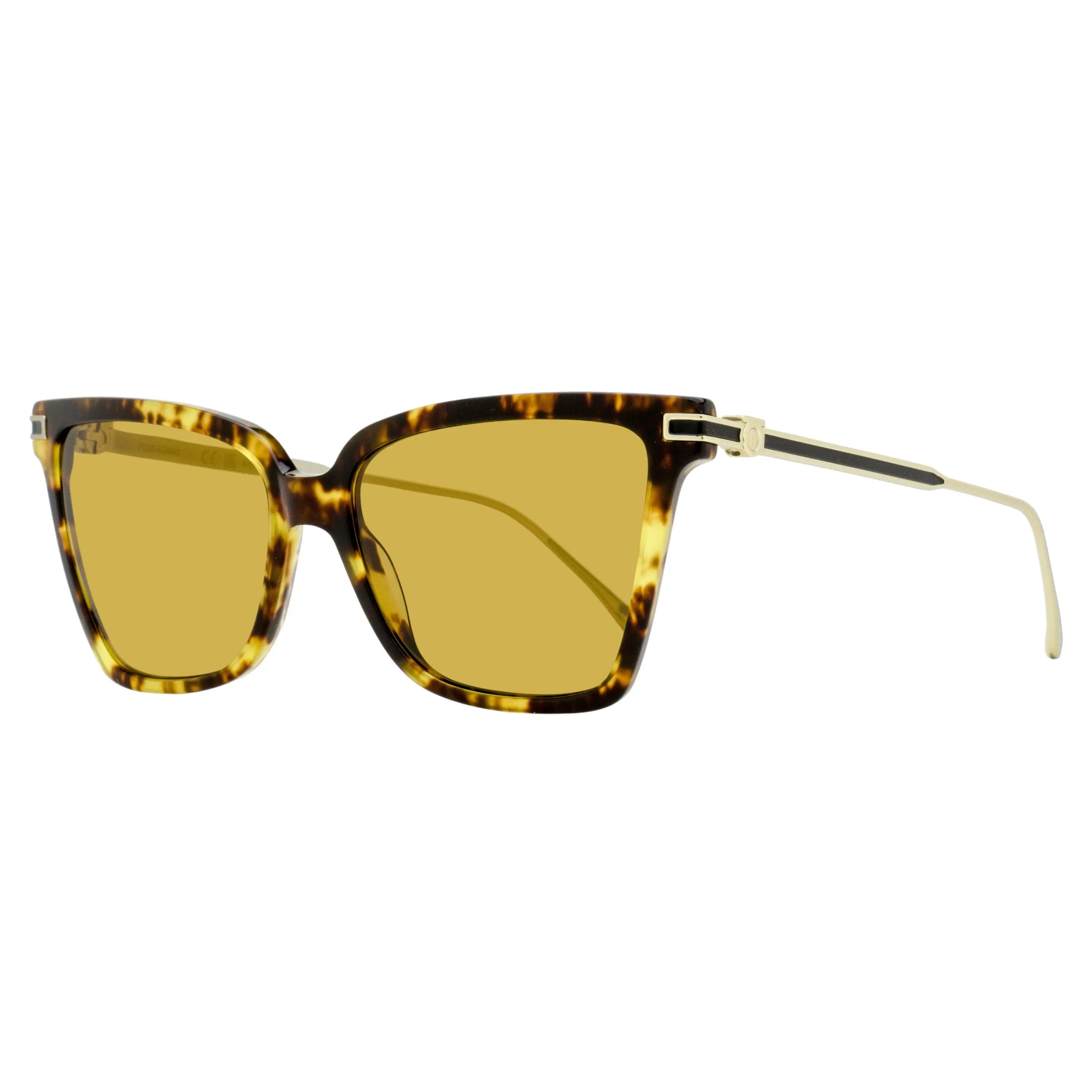 SALVATORE FERRAGAMO Women's Gancini Butterfly Sunglasses - SF2036S Tortoise & Gold Acetate Frame, UV Protection Lenses, Signature Gancini Detailing, Refined Modern Finish, Stylish Accessories