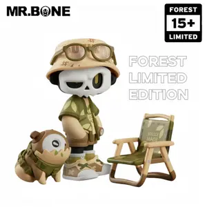 MR.BONE Summer Camping Forest  Limited Edition Series Collectibles-Desktop Display Case Home Decoration Ideal，