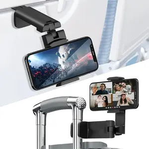Portable Phone Holder for Airplane, Foldable & Rotatable Selfie Holder, Desktop Flight Phone Holder, Lazy Person Phone Holder for Watching Dramas, Stand, Stable Phone Holders