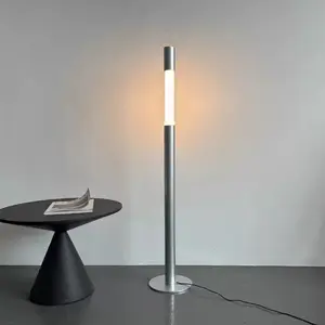 Minimalist Telescopic Floor Lamp 53‘’H, Modern Aluminum Floor Lights, Dimmable Reading Lamp for Bedroom, Livingroom, Office