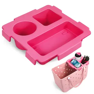 Top Cup Holder Tray Accessory for Bogg Bag X-Large Fit for Stanley Cup EVA Material Water-Resistant Women Phone Holder Bogg Bag Divider Organizer Patent Pending