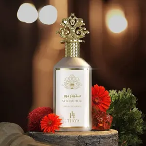 L'Haya Stellar D'or Extrait de Parfum Made in UAE Authentic Premium Fragrance with Amber Woody & Bulgarian Rose Notes Liquid