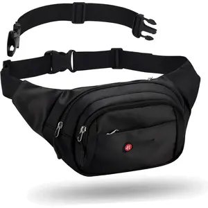 Fanny Pack Men Women Plus Size with Extender Strap 70", Crossbody  Bag with Adjustable Belt, Fashion  Bum Bag for Outdoors Workout Traveling Casual Hiking Walking Cycling