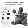 Maono T5 Cordless Clip-On Lavalier Microphone Vlogging Kit with Charging Box, Magnetic Charging, 30H Long Battery, ENC Noise Cut, Adjustable Cable, Compatible with PC Cameras, iPhones, USB Type-C/Lightning Android Phones for TikTok Streaming, Recording