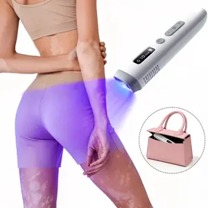 UVB Light Therapy Device for Skin Care – 308nm Handheld Phototherapy Lamp for Vitiligo Psoriasis & Eczema Support Portable Home Use