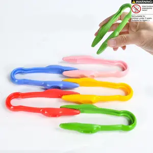 Colorful Tweezers, Color Recognition Classification Montessori Teaching Aid, Fine Motor Skills Training, Observation Clamp, Interactive Play