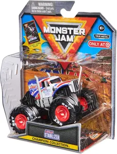 Monster Jam Stadium Series Championship Collection Monster Truck - 1:64 Scale, Comes with Collectible Trading Card (Lucas Stabilizer)