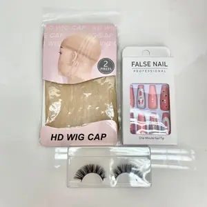 Berrys Hair Eyelashes Nails Hd Cape Package Makeup Cosmetic cap