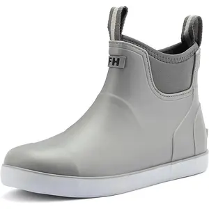 Men'sDeckBoots,WaterproofAnkleRainBootsMenAnti-SlipTraction,OutdoorRubberFishingGardenBootsHigh-PerformanceShoesforFarming