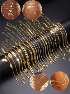 Boho Style Foot Jewelry Set, Summer Holiday Beach Party Accessories, Elegant Vintage Design, Shell Heart Butterfly Rhinestone Bling