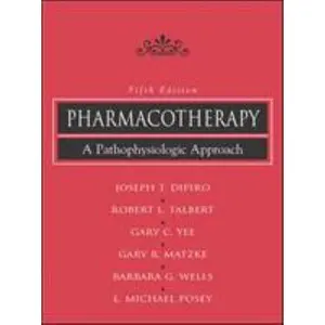 USED-Pharmacotherapy : A Pathophysiologic Approach by Joseph T. DiPiro (Hardcover)