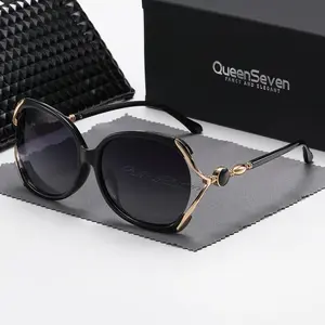 QueenSeven unisex polarized sunglasses for outdoor travel retro fashion glasses UV400