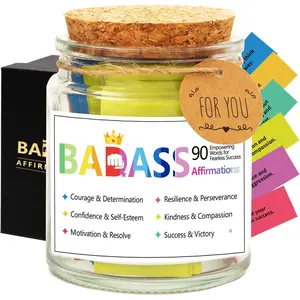 Affirmation Cards for Women,Positive Affirmation Jar,Inspirational Self-Care Get Well Graduation Funny Birthday Gifts for Women Friend Colleagues,Mothers Day Gifts for Mom Mother in Law