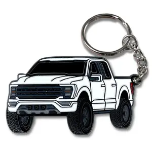 Ford F150 Keychain Accessories, Premium Car Key Fob for F-150 Owners 2023, For Truck Enthusiasts & Ford Fans, Rugged Automotive Gift for Daily Carry
