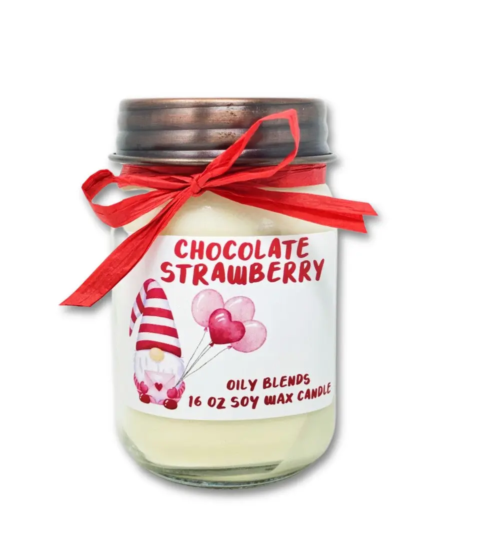 Jumbo Valentines Candles 16oz Soy Wax