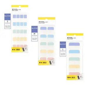 Sticky Tabs Index Tabs，Colored Strip Page Markers，Morandi Sticky Notes Binders And File Folders,Writable and Repositionable File Tabs Flags For Books,  Pages, Reading Notes, Classify Files, Easy To Stick, Removes Cleanly