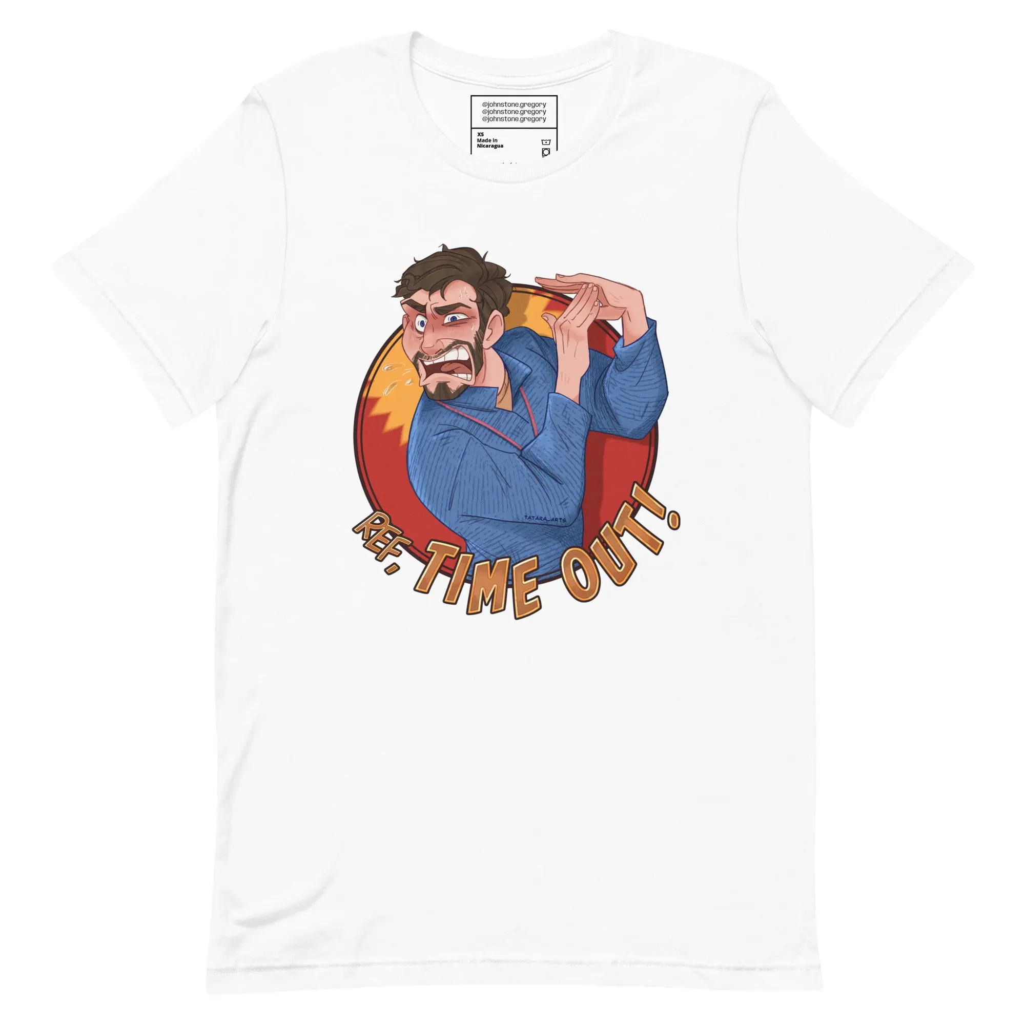 Ref Time Out Crew Tee White Ref Time Out Crew Tee White