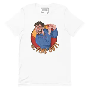 Ref Time Out Crew Tee White