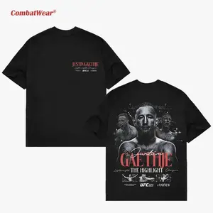 Justin Gaethje Ufc 324 #andnew Interim Lightweight Champion Tee Vintage Mma Graphic Design 100% Cotton Gym We Lightweight Unisex T-Shirt