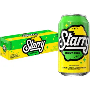 Lemon Lime Soda Pop, 12 Fl Oz Cans (Pack of 12) Beverage
