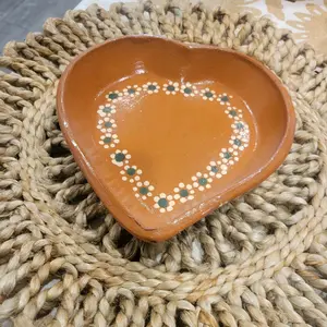 Small Clay Heart Serving Tray